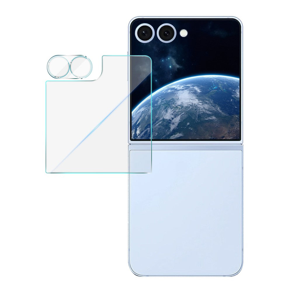 IMAK kameralinsefilm + hærdet glas-bagsideskærmbeskyttelse til Samsung Galaxy Z Flip8 / Z Flip7 5G