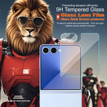 IMAK kameralinsefilm + hærdet glas-bagsideskærmbeskyttelse til Samsung Galaxy Z Flip8 / Z Flip7 5G