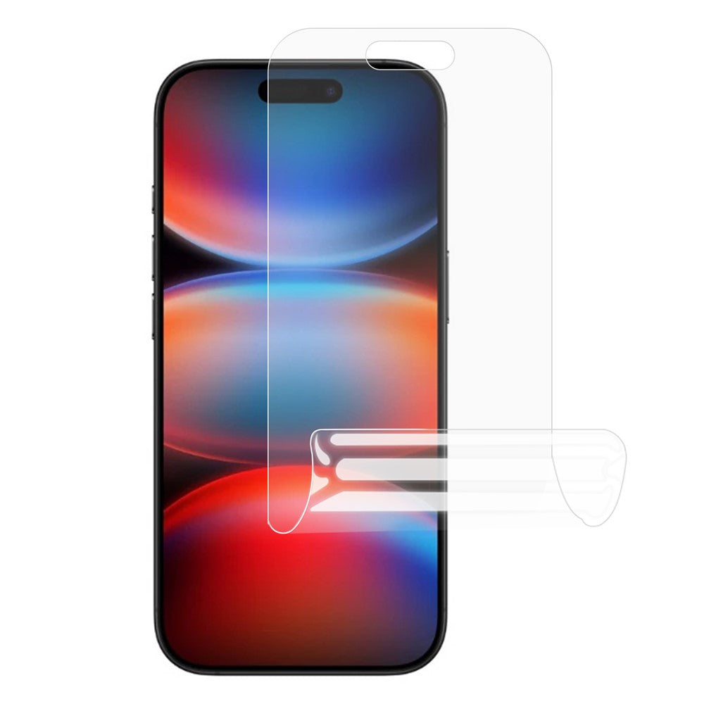 Til iPhone 18 Pro / 17 Pro skærmbeskytter blød hydrogel TPU anti-ridse skærmfilm