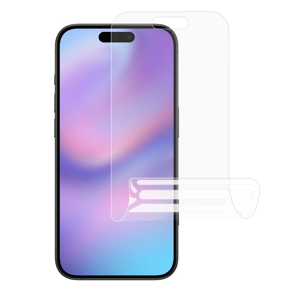 iPhone 17 Skärmskydd Mjuk Hydrogel TPU Reptålig Skärmfilm