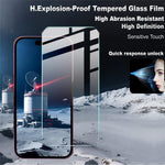 IMAK H Series för iPhone 18 / 18 Pro / 17 / 17 Pro Skärmskydd i härdat glas Splittersäkert skydd