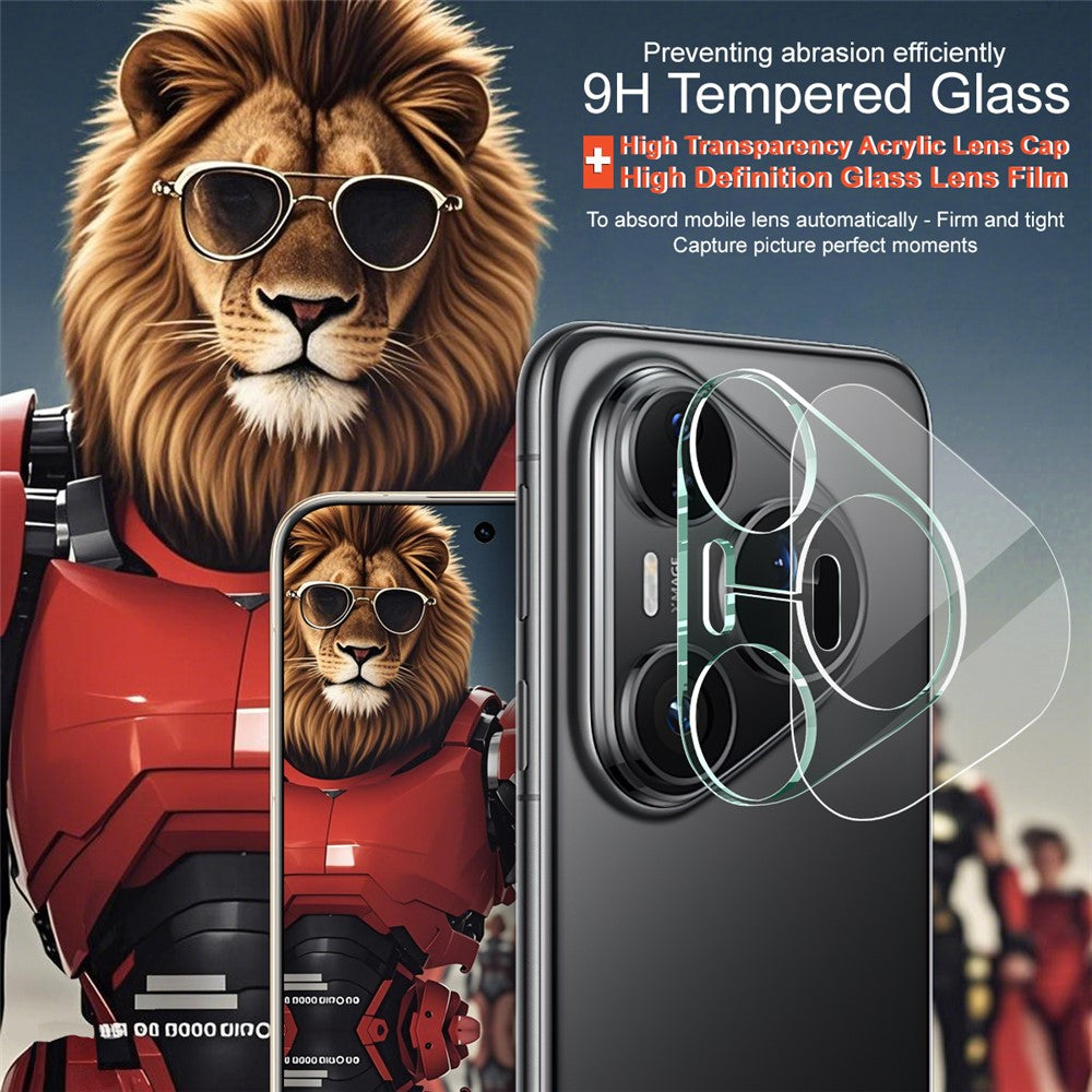 IMAK För Huawei Pura 80 Pro / Pura 80 Pro+ Härdat Glas Kameralinsskydd + Akryllinsskydd