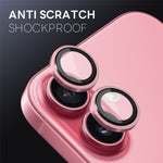 NORTHJO For iPhone 17 Camera Lens Protector Tempered Glass Lens Film Metal Ring Guard 1:1 Original Design