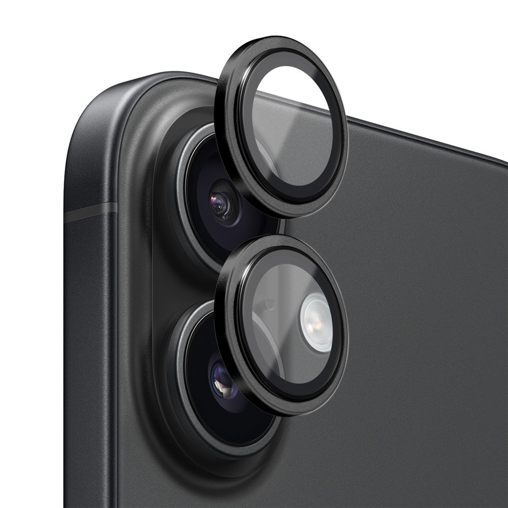 NORTHJO For iPhone 17 Camera Lens Protector Tempered Glass Lens Film Metal Ring Guard 1:1 Original Design