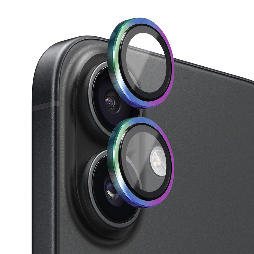 NORTHJO For iPhone 17 Camera Lens Protector Tempered Glass Lens Film Metal Ring Guard 1:1 Original Design