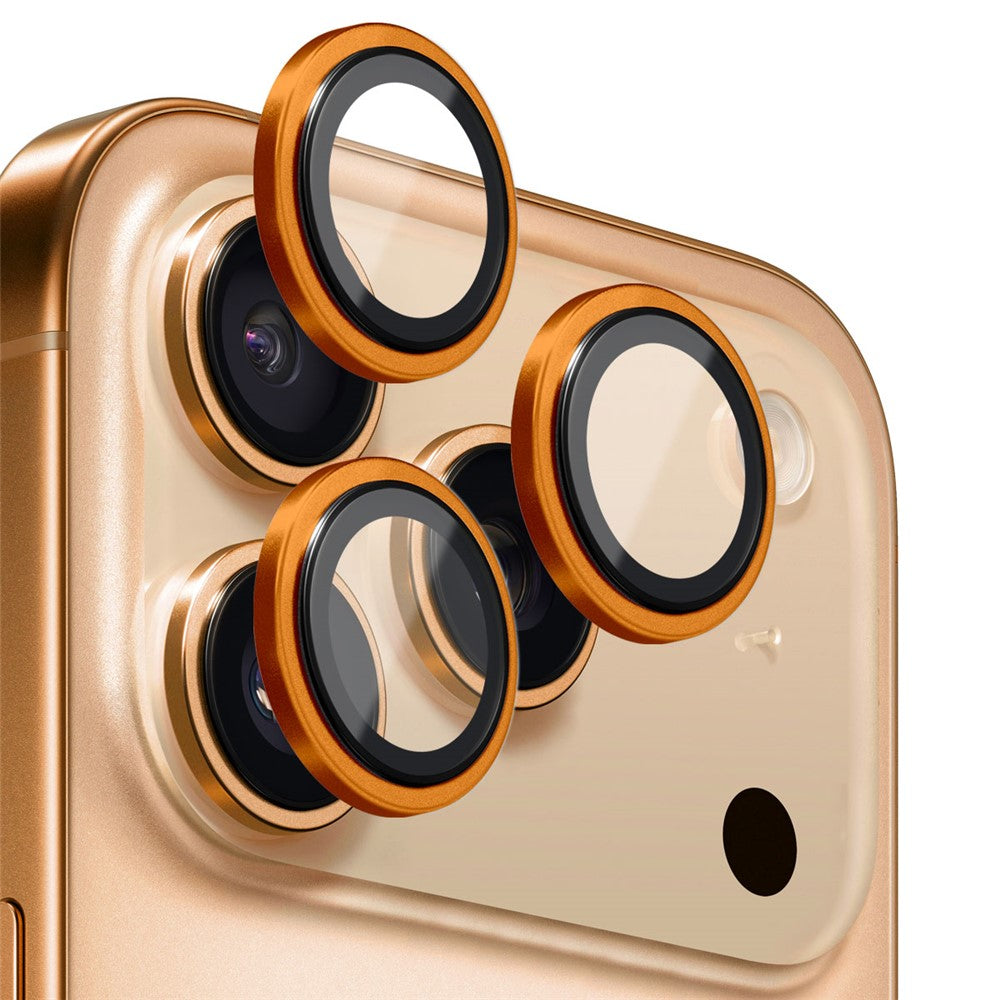 NORTHJO til iPhone 17 Pro Max / 17 Pro Kameralinsebeskytter Hærdet glas linsefilm Metalringbeskytter 1:1 Originalt design