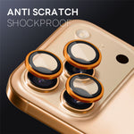 NORTHJO til iPhone 17 Pro Max / 17 Pro Kameralinsebeskytter Hærdet glas linsefilm Metalringbeskytter 1:1 Originalt design