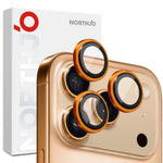 NORTHJO til iPhone 17 Pro Max / 17 Pro Kameralinsebeskytter Hærdet glas linsefilm Metalringbeskytter 1:1 Originalt design
