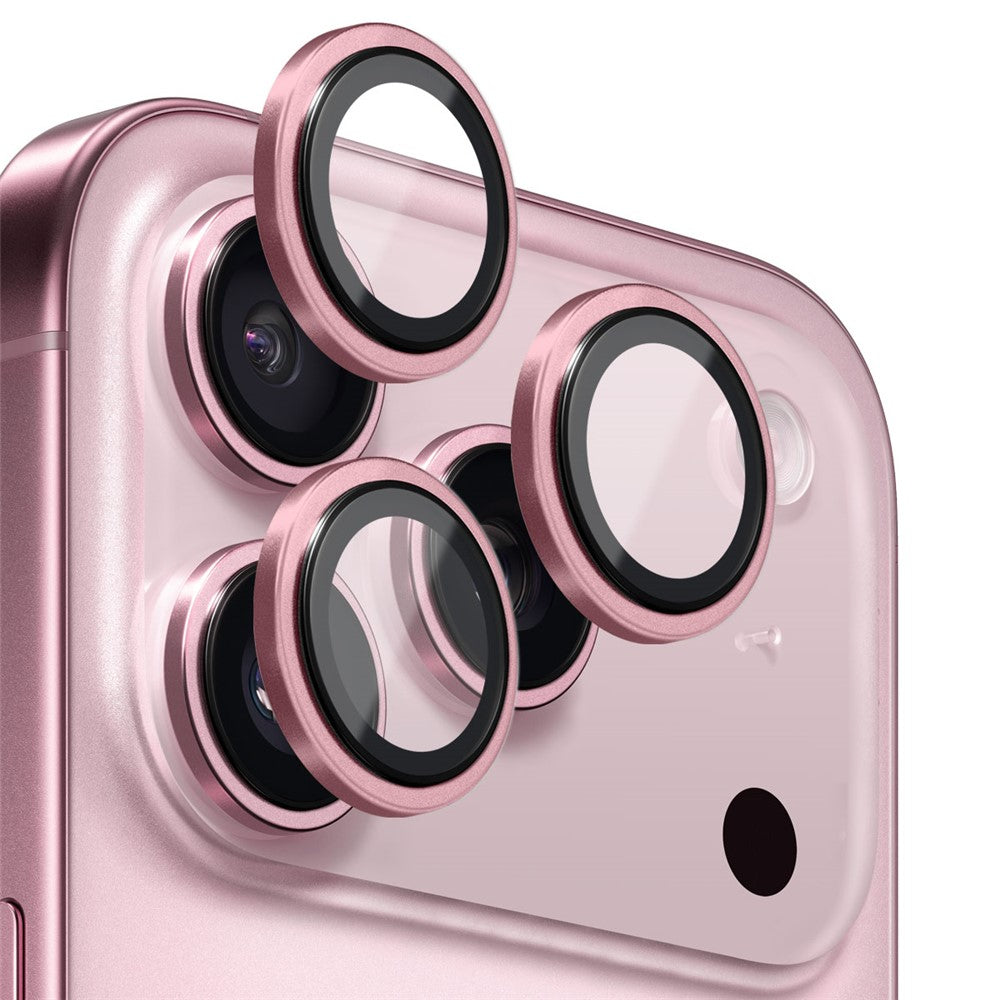 NORTHJO til iPhone 17 Pro Max / 17 Pro Kameralinsebeskytter Hærdet glas linsefilm Metalringbeskytter 1:1 Originalt design