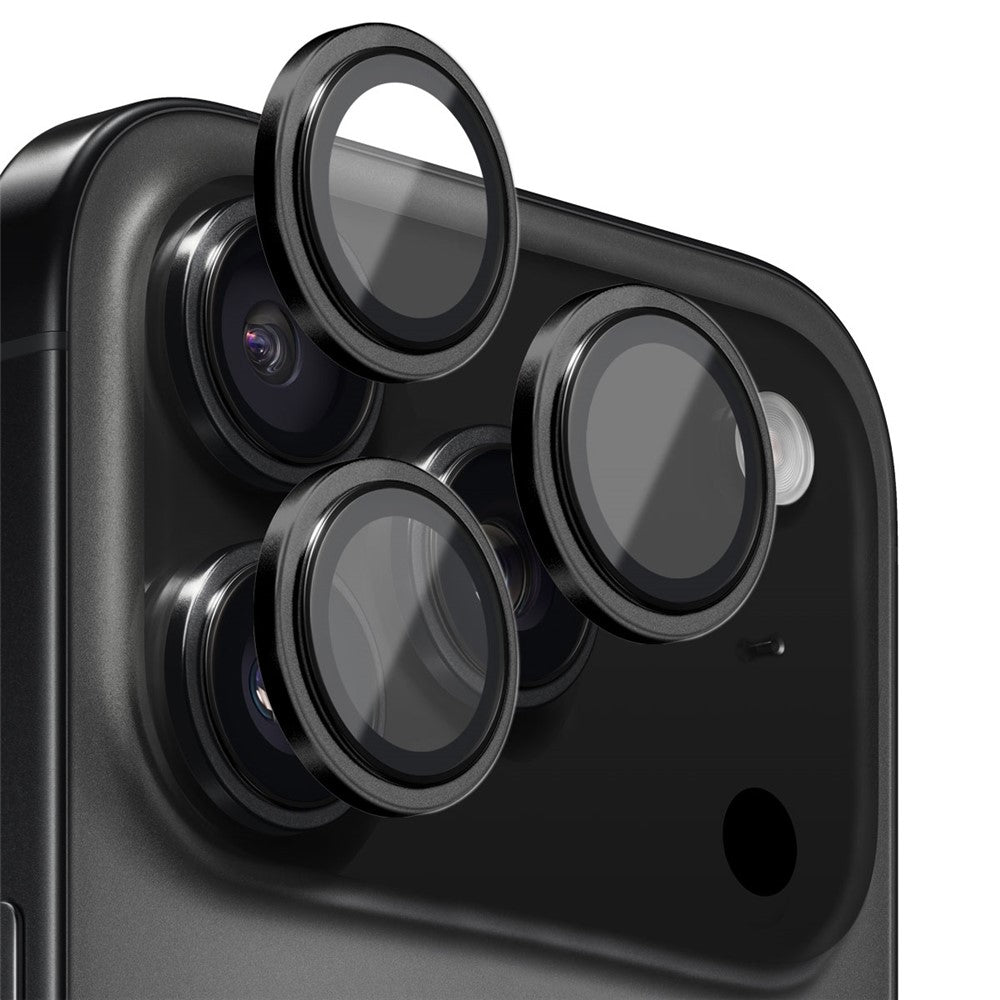 NORTHJO til iPhone 17 Pro Max / 17 Pro Kameralinsebeskytter Hærdet glas linsefilm Metalringbeskytter 1:1 Originalt design