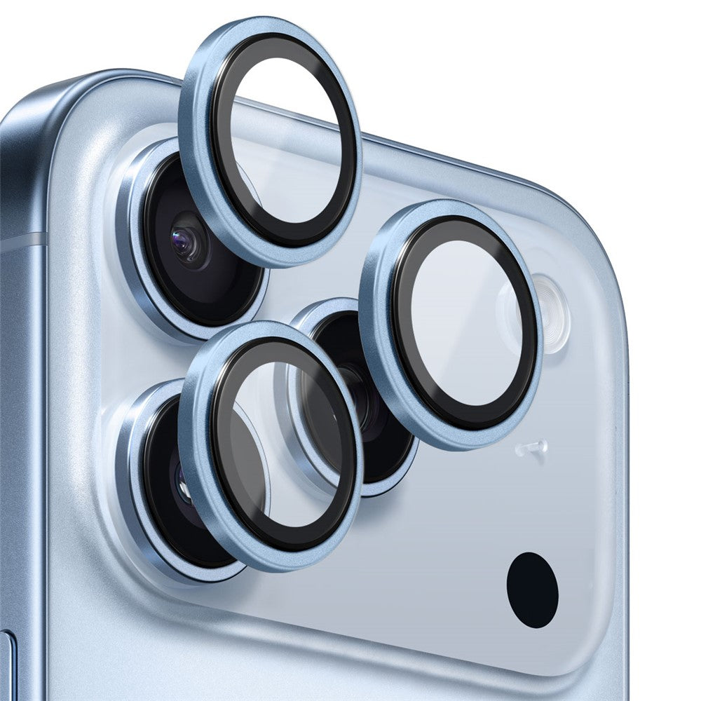 NORTHJO til iPhone 17 Pro Max / 17 Pro Kameralinsebeskytter Hærdet glas linsefilm Metalringbeskytter 1:1 Originalt design