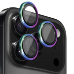 NORTHJO til iPhone 17 Pro Max / 17 Pro Kameralinsebeskytter Hærdet glas linsefilm Metalringbeskytter 1:1 Originalt design