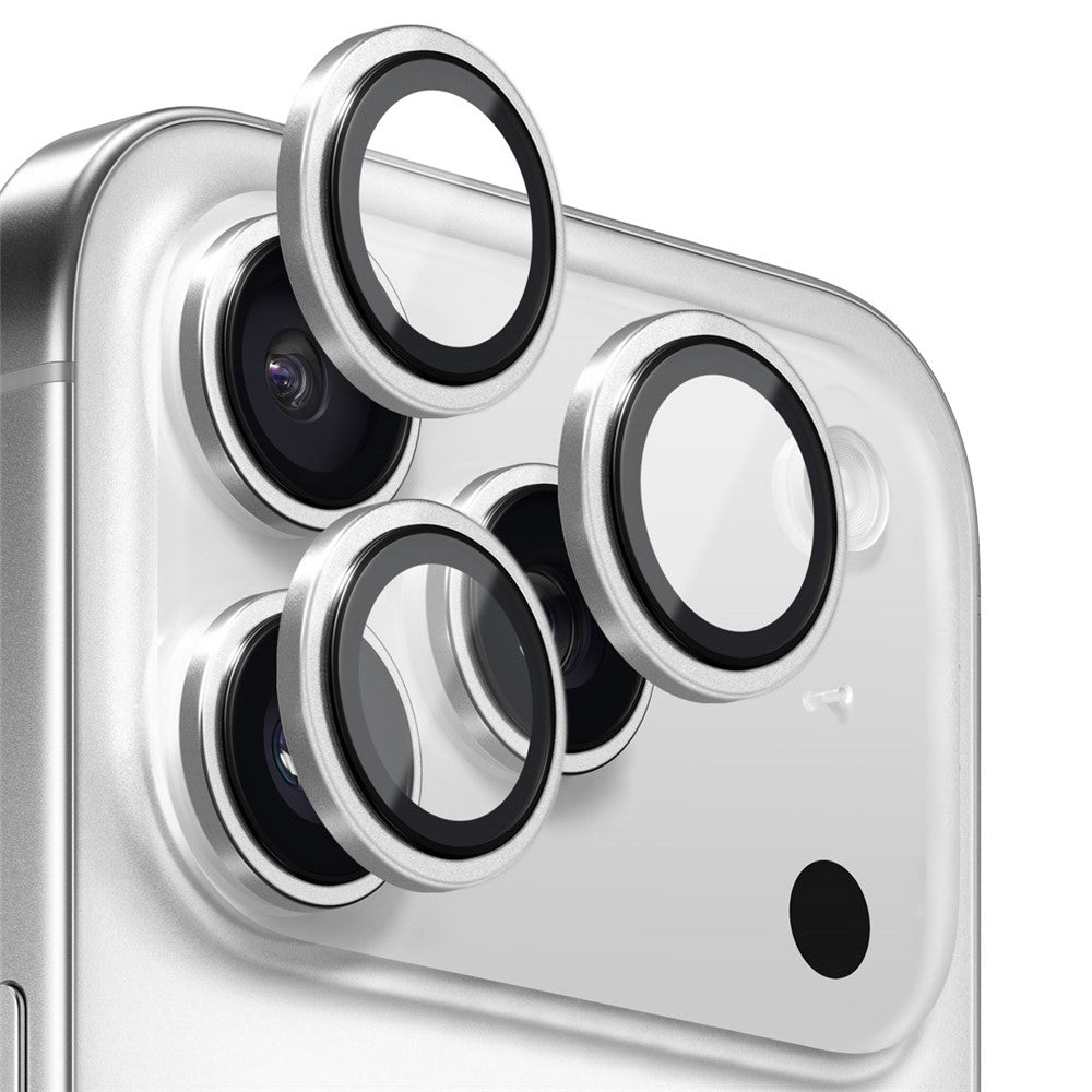 NORTHJO til iPhone 17 Pro Max / 17 Pro Kameralinsebeskytter Hærdet glas linsefilm Metalringbeskytter 1:1 Originalt design