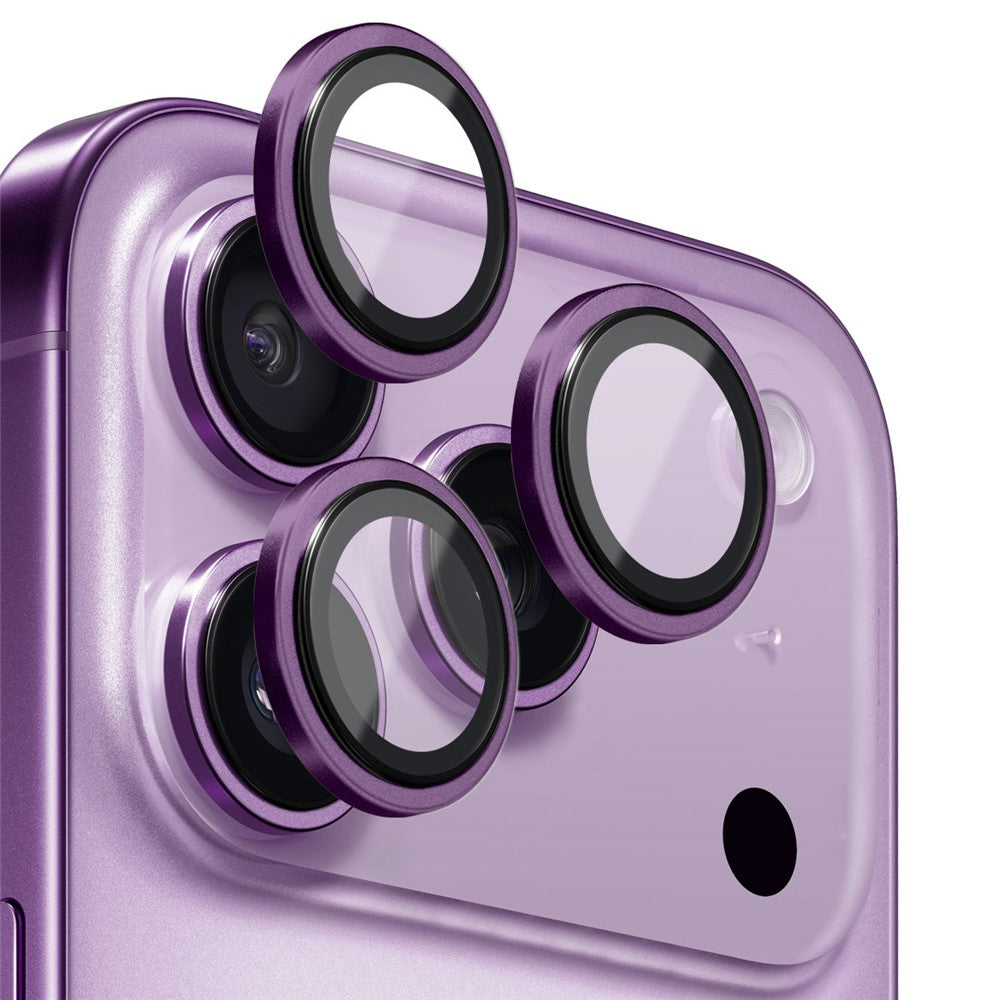 NORTHJO til iPhone 17 Pro Max / 17 Pro Kameralinsebeskytter Hærdet glas linsefilm Metalringbeskytter 1:1 Originalt design