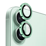 NORTHJO 1 sæt til iPhone 17 Hærdet glas kameralinsefilm CD Veins Metal Ring Linsebeskytter