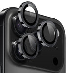 NORTHJO 1 sæt til iPhone 17 Pro Max / 17 Pro hærdet glas kameralinsefilm CD-årer metalring linsebeskyttelse