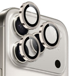 NORTHJO 1 sæt til iPhone 17 Pro Max / 17 Pro hærdet glas kameralinsefilm CD-årer metalring linsebeskyttelse