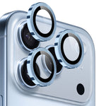 NORTHJO 1 sæt til iPhone 17 Pro Max / 17 Pro hærdet glas kameralinsefilm CD-årer metalring linsebeskyttelse