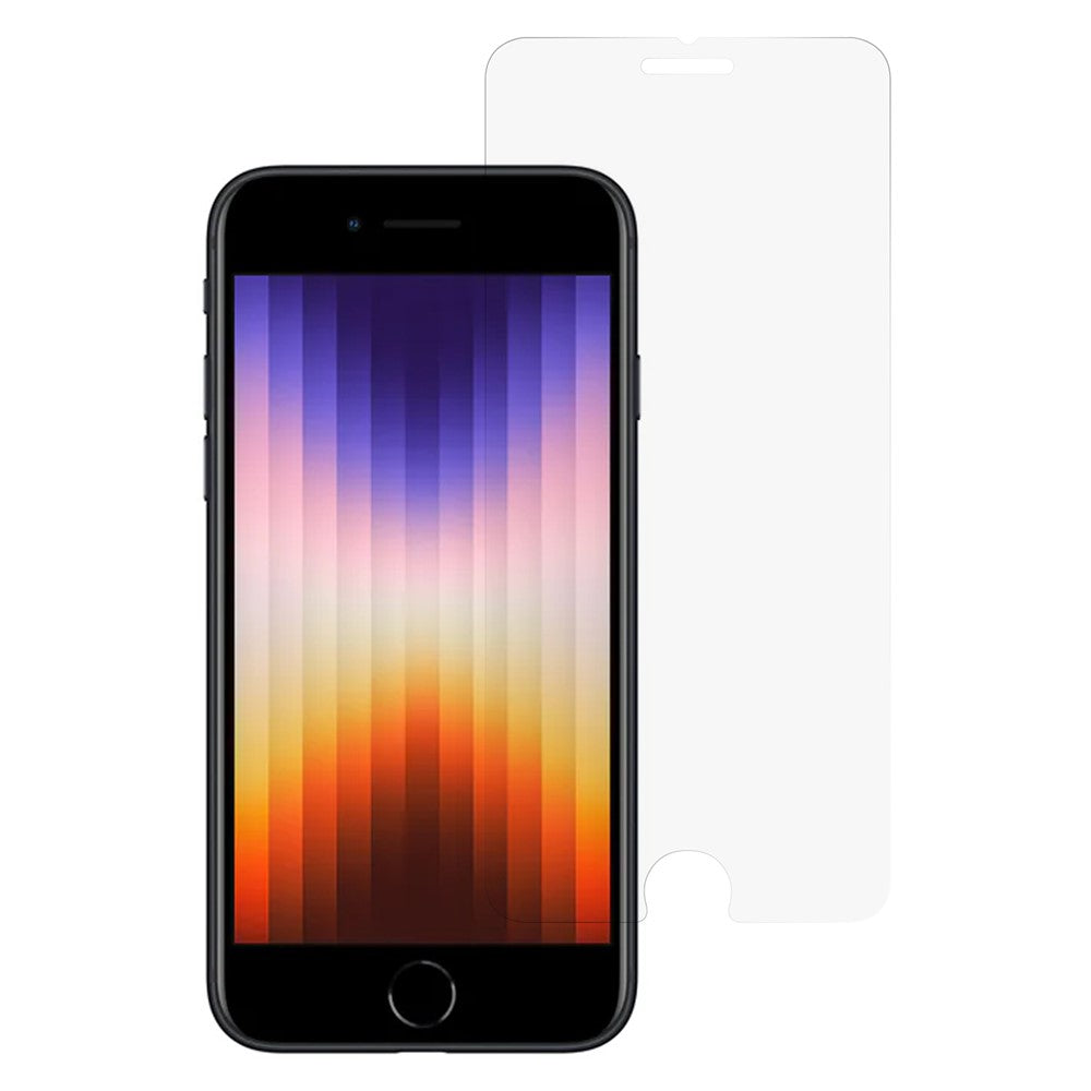 Screen Protector For iPhone SE (2022) / (2020) / 8 / 7 / 6s High Aluminium Silicon Glass Film 2.5D Arc Edge