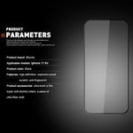 MOCOLO For iPhone Air Screen Protector Anti-Shatter Silk Printing Tempered Glass Film