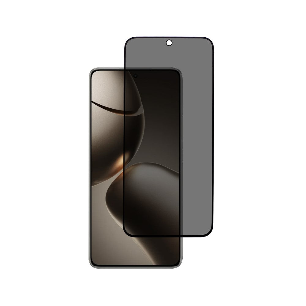 Xiaomi 15T Pro / 15T Anti-Peep Härdat Glas Heltäckande Skärmskydd med Silkestryck