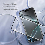 AMORUS for iPhone 17 Full Screen Protector Dispensing Glue 3D Curved Anti-Scratch Tempered Glass Film
