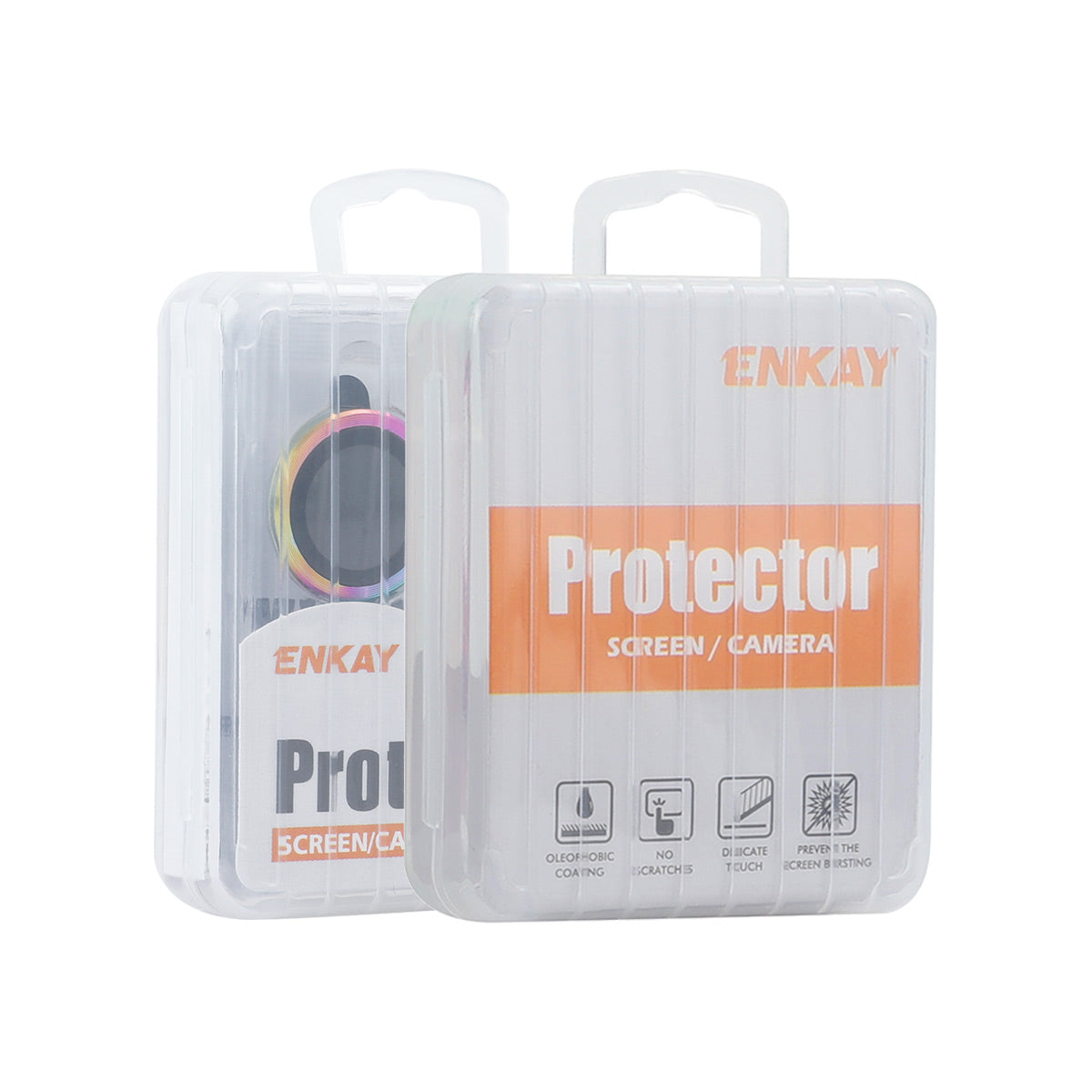 ENKAY HAT PRINCE For iPhone 17 Pro Max / iPhone 17 Pro Camera Lens Protector  Metal Ring Lens Film