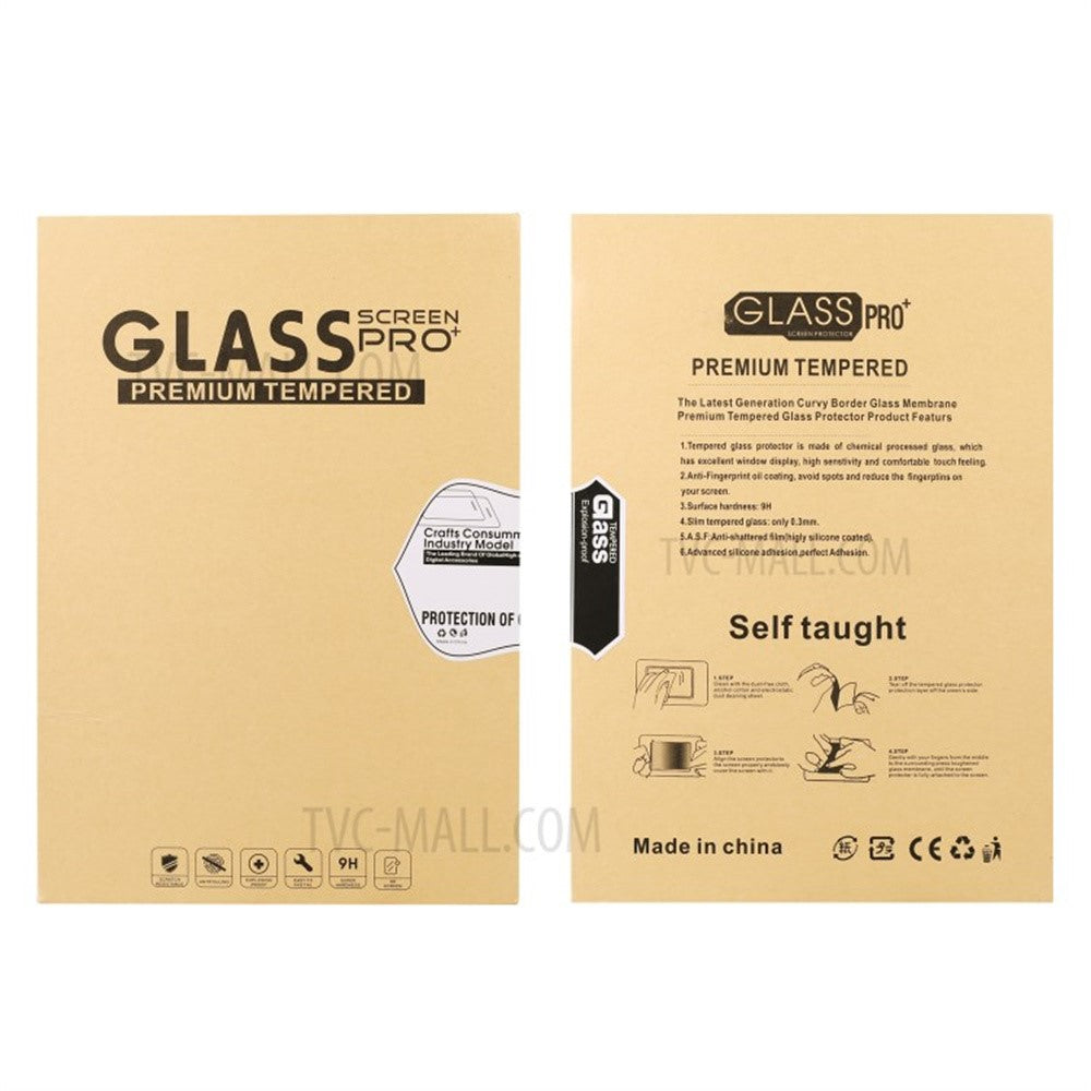 For Oppo Pad 4 Pro Hærdet Glas Skærmbeskytter 2.5D Lige Kant Fuld Skærm Film Fuld Lim