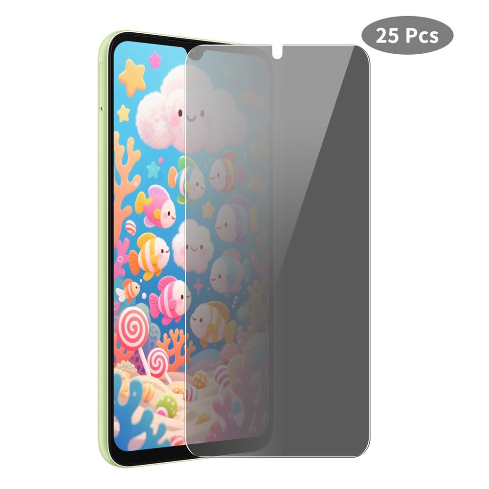 JUNSUNMAY 25Pcs For Samsung Galaxy A06s Anti-Spy Tempered Glass Screen Protector Anti Drop HD Clear Film