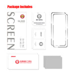 ENKAY HAT PRINCE For Xiaomi Redmi K80 Ultra 5G 2Pcs Screen Protector   Silk Printing 0.18mm High Aluminum-silicon Glass (Fingerprint Unlock)