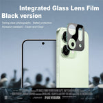 IMAK For Oppo Reno14 Pro 5G (Global) Camera Lens Protector Tempered Glass HD Clear Lens Film (Black Version)