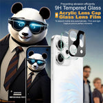 IMAK For Oppo Reno14 Pro 5G (Global) Camera Lens Protector Tempered Glass HD Clear Lens Film (Black Version)