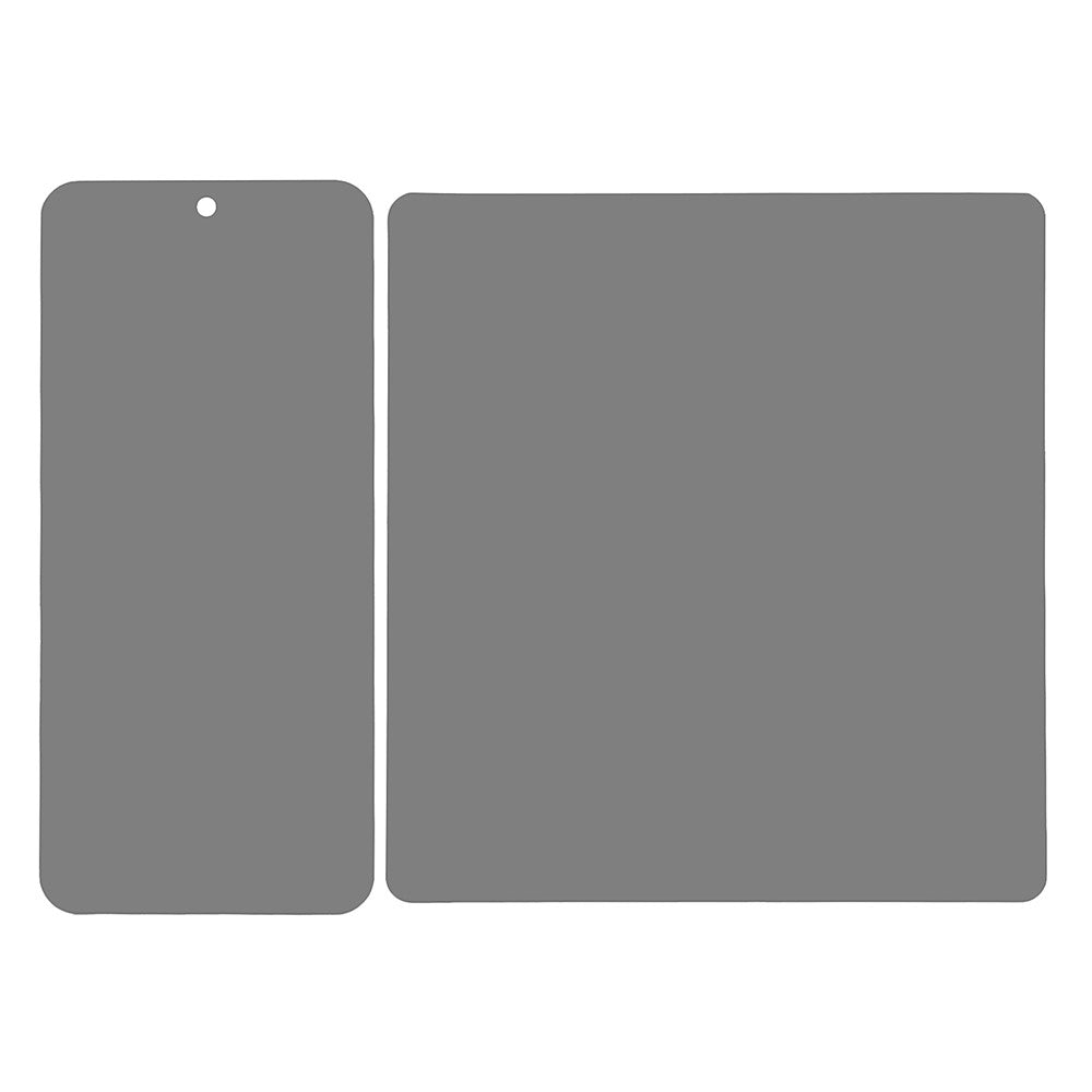 For Oppo Find N3 5G Anti-Spy Screen Protector PET Matte Front and Back Screen Film