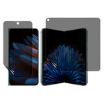 For Oppo Find N2 5G Anti-Spy Screen Protector PET Matte Front and Back Screen Film