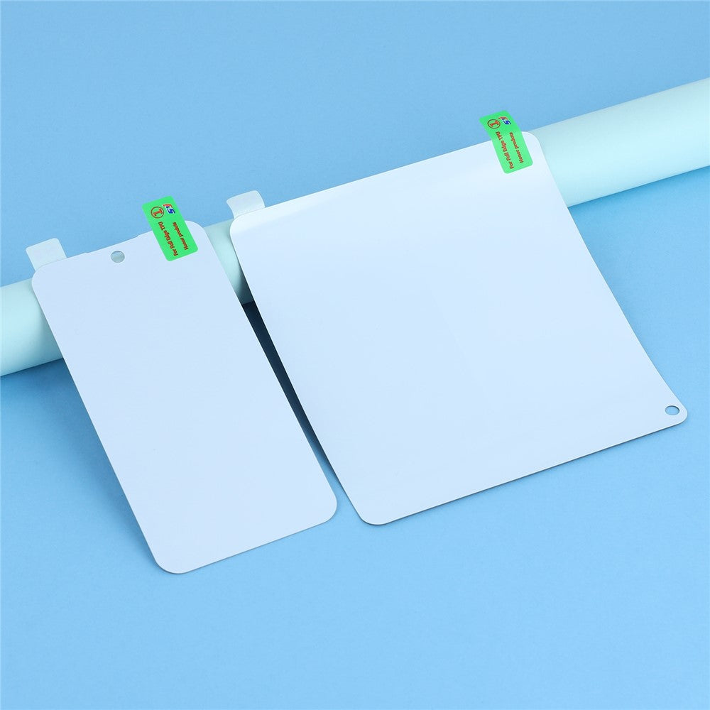 For Oppo Find N Anti-Spy Screen Protector PET Matte Front and Back Screen Film