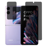 For Oppo Find N2 Flip 5G Anti-Spy Screen Protector PET Matte Front and Back Screen Film