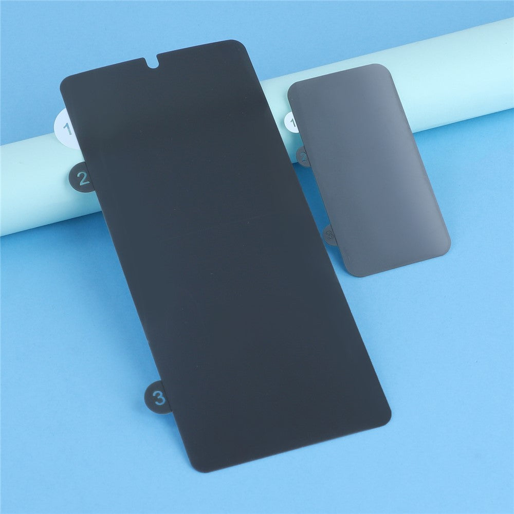 For Oppo Find N2 Flip 5G Anti-Spy Screen Protector PET Matte Front and Back Screen Film
