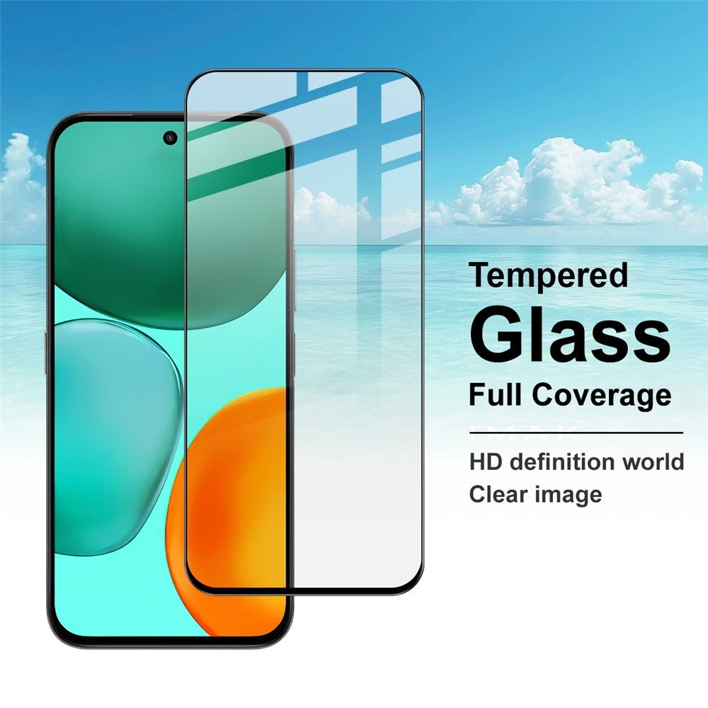 IMAK Pro+ Series til Honor X7e 4G / X6c 4G Hærdet Glas Fuld Skærmbeskytter Følsom Touch Film