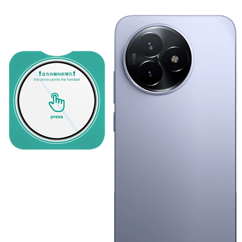 IMAK For Xiaomi Redmi K80 Ultra 5G Tempered Glass Camera Lens Protector with Self Positioning Frame (Black Version)