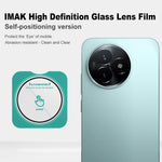 IMAK For Xiaomi Redmi K80 Ultra 5G Tempered Glass Camera Lens Protector with Self Positioning Frame (Black Version)