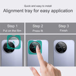 IMAK For Xiaomi Redmi K80 Ultra 5G Tempered Glass Camera Lens Protector with Self Positioning Frame (Black Version)