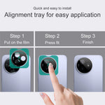 IMAK For Xiaomi Redmi K80 Ultra 5G Tempered Glass Camera Lens Protector with Self Positioning Frame (Black Version)