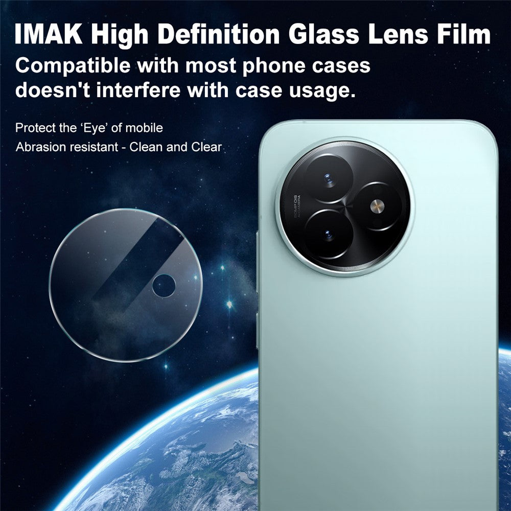 IMAK For Xiaomi Redmi K80 Ultra 5G Camera Lens Protector HD Tempered Glass Rear Lens Film (Downsize Version)