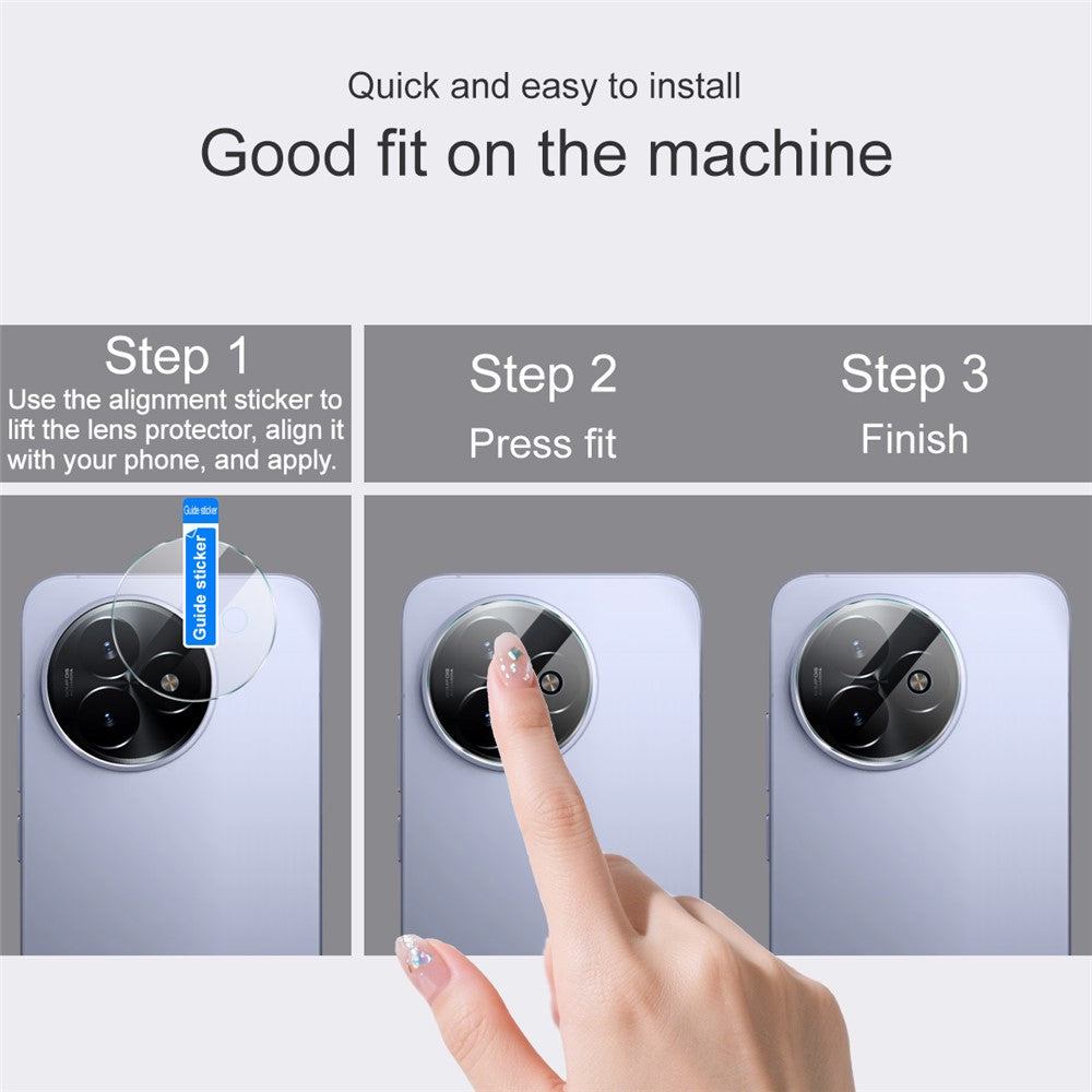 IMAK For Xiaomi Redmi K80 Ultra 5G Camera Lens Protector HD Tempered Glass Rear Lens Film (Downsize Version)