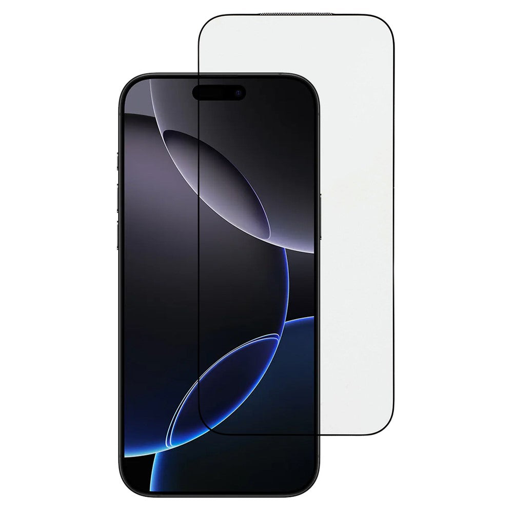 For iPhone 18 Pro / 17 Pro Tempered Glass Screen Protector AR Anti Glare High Clear Full Screen Film with Dust-Proof Mesh