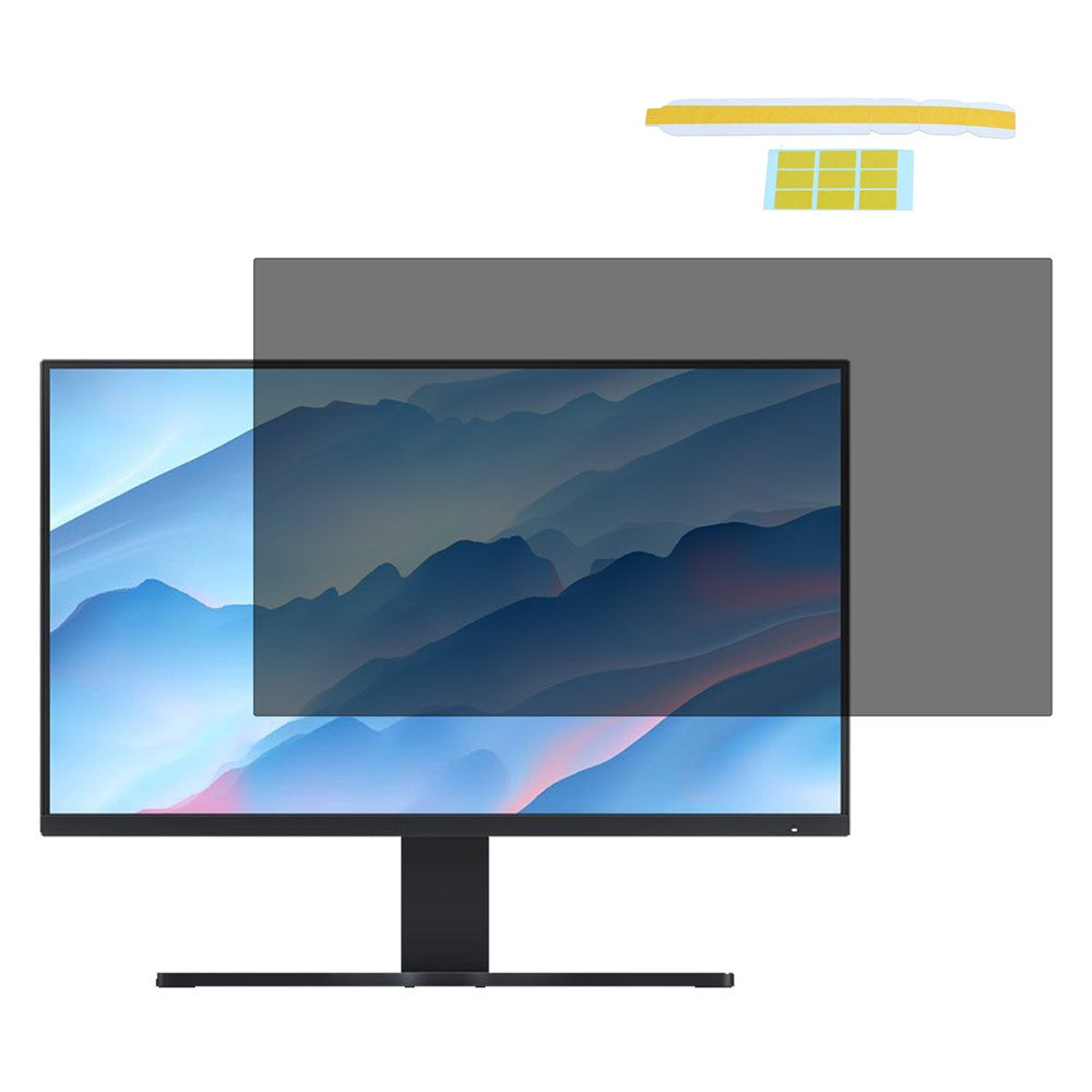 598 x 337mm Matte Anti-Spy Screen Protector for 27 inch 16:9 Laptops Snap-On Explosion-Proof Soft PET Film