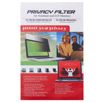598 x 337mm Matte Anti-Spy Screen Protector for 27 inch 16:9 Laptops Snap-On Explosion-Proof Soft PET Film