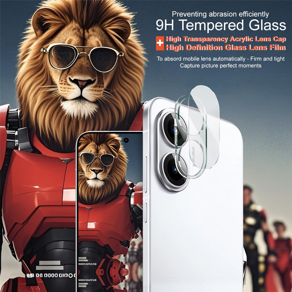 IMAK For Xiaomi Redmi Turbo 4 Pro 5G Tempered Glass Camera Lens Protector + Acrylic Lens Cap