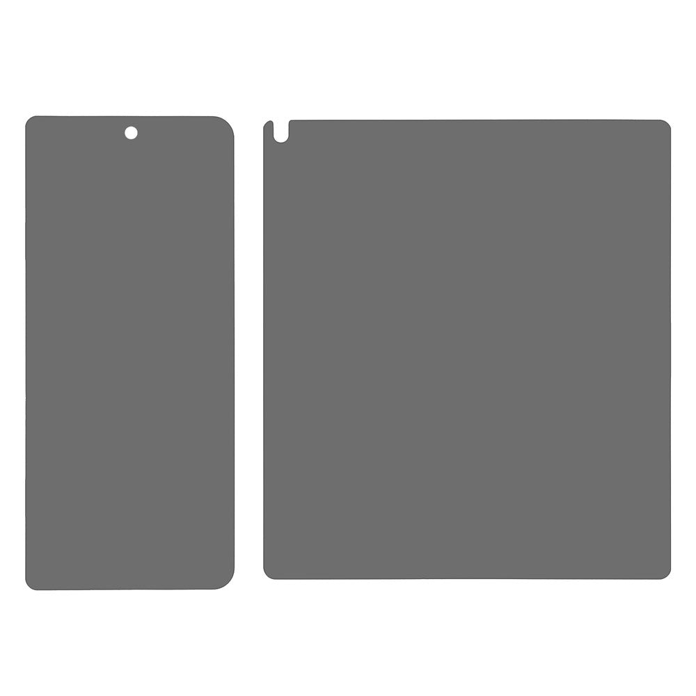 Til vivo X Fold5 5G / vivo X Fold3 Skærmbeskytter Anti-Spion TPU Mat Skærmbeskyttende Hydrogel Film