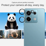 IMAK For Xiaomi Redmi Note 13 Pro 5G / Poco X6 5G Tempered Glass Camera Lens Protector with Self Positioning Frame (Complete Covering)